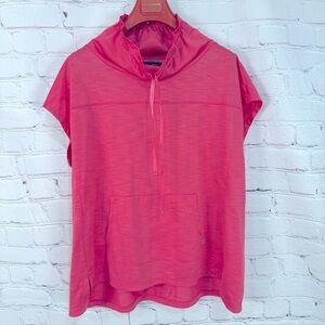Talbots Pink Tunic Top mock neck athletic athleisure plus size 3X summer cool